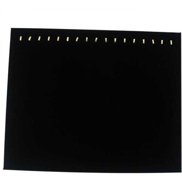 Black Velvet 17Hook Necklace Jewelry Tray/Display Organizer/Pad/Showcase/Display - Picture 3 of 5